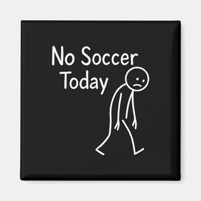 Imã Triste fã de futebol de palito sem pé no Dia dos P (Frente)