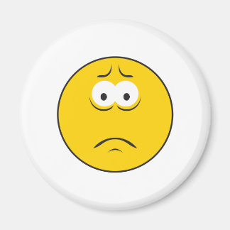 Imã Triste Face De Roda