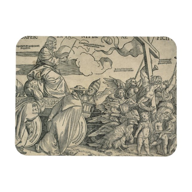 Ímã Triunfo do Cristo (gravura de madeira) (Horizontal)