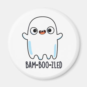 Imã Trocadilho Ghost Confuso de Halloween