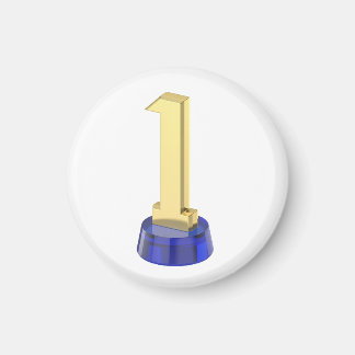 Imã troféu número um Dourado