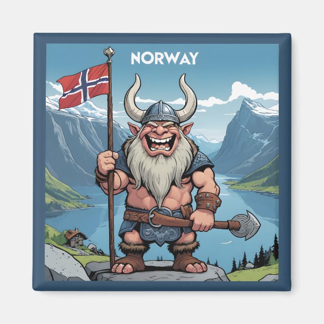 Imã Troll norueguês (Frente)
