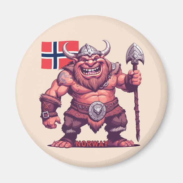 Imã Troll norueguês (Frente)