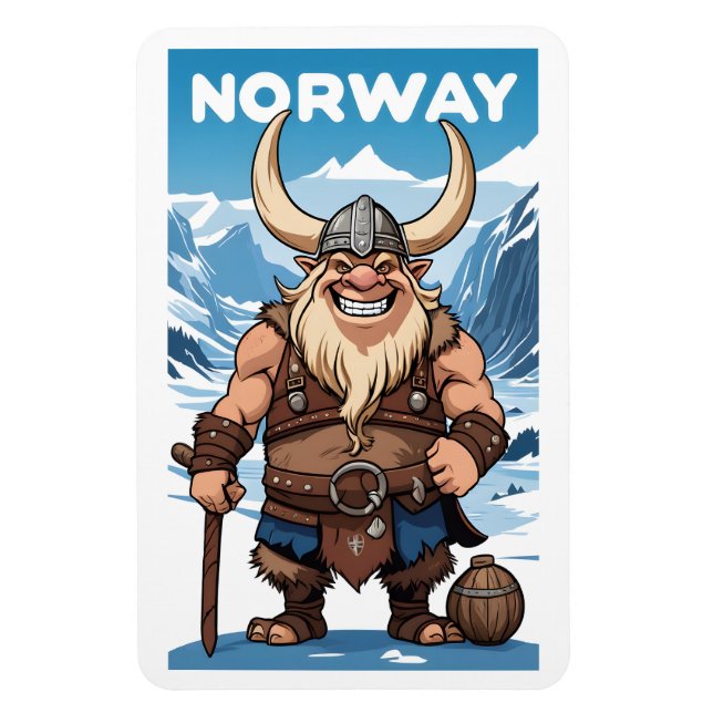 Ímã Troll norueguês (Vertical)
