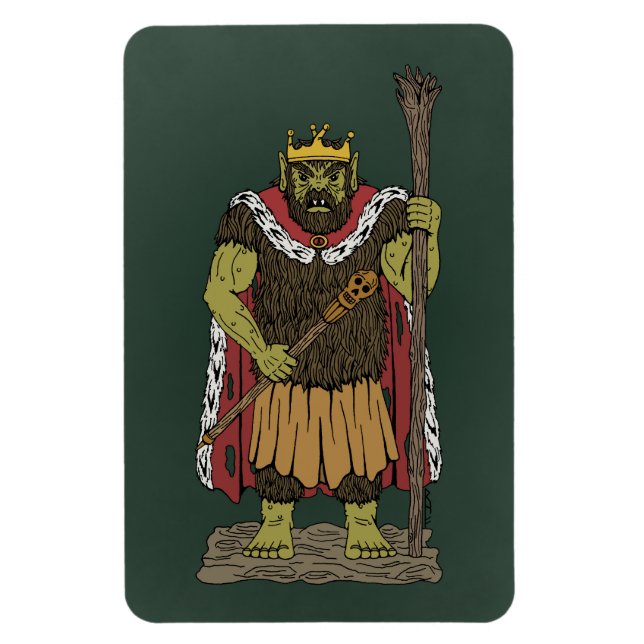 Ímã Troll Rei (Vertical)