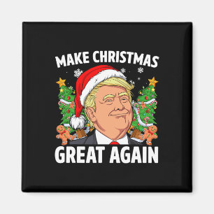 Imã Troll Trump 2024 Faça O Natal Grande Novamente Hom