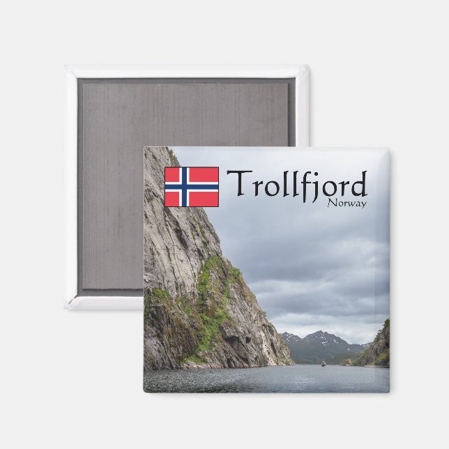 Imã Trollfjord Souvenir (Front/Back)