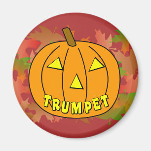 Imã Trompet Halloween Pumpkin
