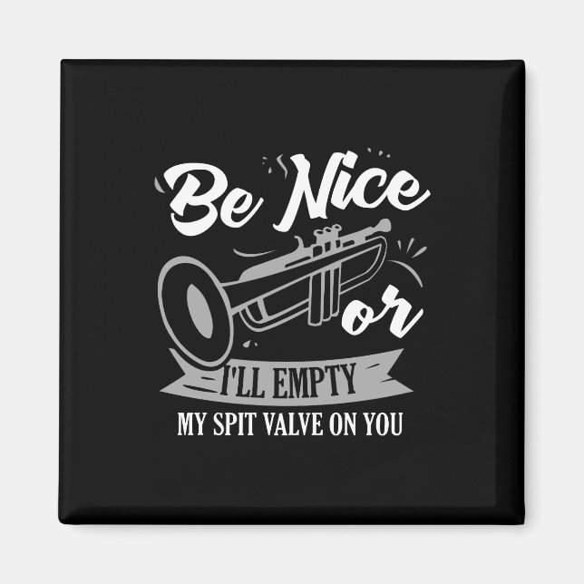 Imã Trompetes - Válvula De Escória (Frente)