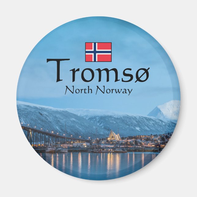 Imã Tromso Norway Souvenir (Frente)