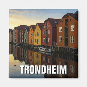 Imã Trondheim Bakklandet Viagem da Noruega