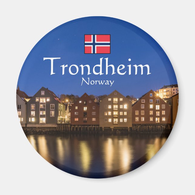 Imã Trondheim Norway Souvenir (Frente)