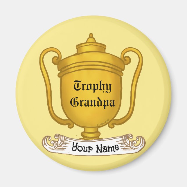 Imã Trophy Grandpa (Frente)