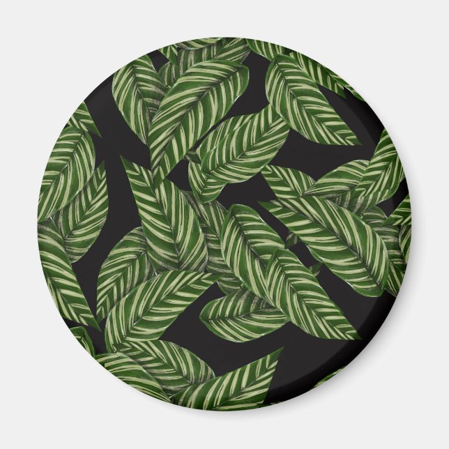 Imã Tropical Leaves Pattern (Frente)