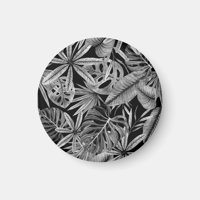 Imã Tropical Monocromática, A Aquarela Deixa Textura. (Frente)