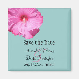 Imã Tropical Salvar a data (turquesa)