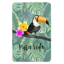 Ímã Tropical Toucan Pura Vida Design