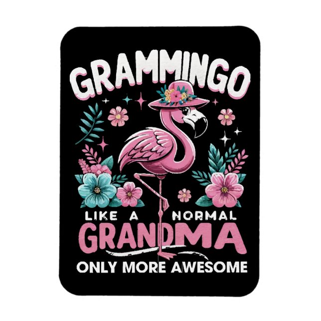 Ímã Tropical Twilight Flamingo (Vertical)