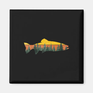 Imã Trout Fly Pescar Floresta Exterior Natureza Selvag