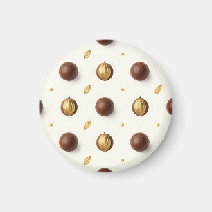 Imã Trufas de Chocolate de Luxo Padrão Sem Costura