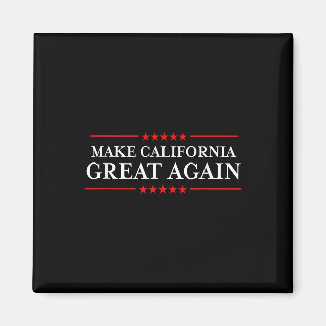 Imã Trump 2020 Shirts Ltd - Make California Excelente (Frente)