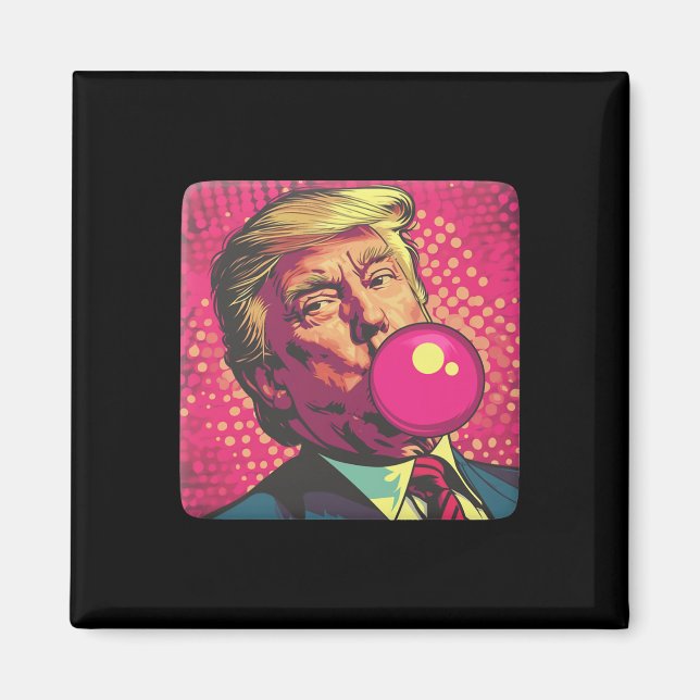 Imã Trump 2024 Bubble Gum Pop (Frente)