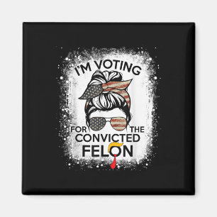 Imã Trump 2024 Condenado Felon, Eu Voto Condenado Fe
