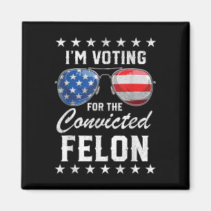 Imã Trump 2024 Condenado Felon, Eu Voto Condenado Fe