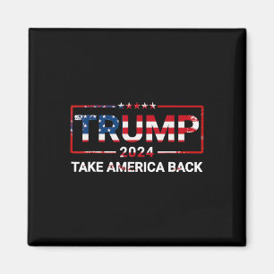 Imã Trump 2024 Devolva a América Bandeira dos EUA 4 de
