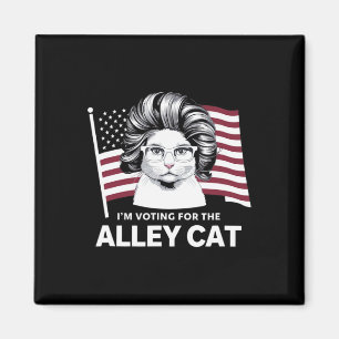 Imã Trump 2024 Estou votando no gato de beco Republica