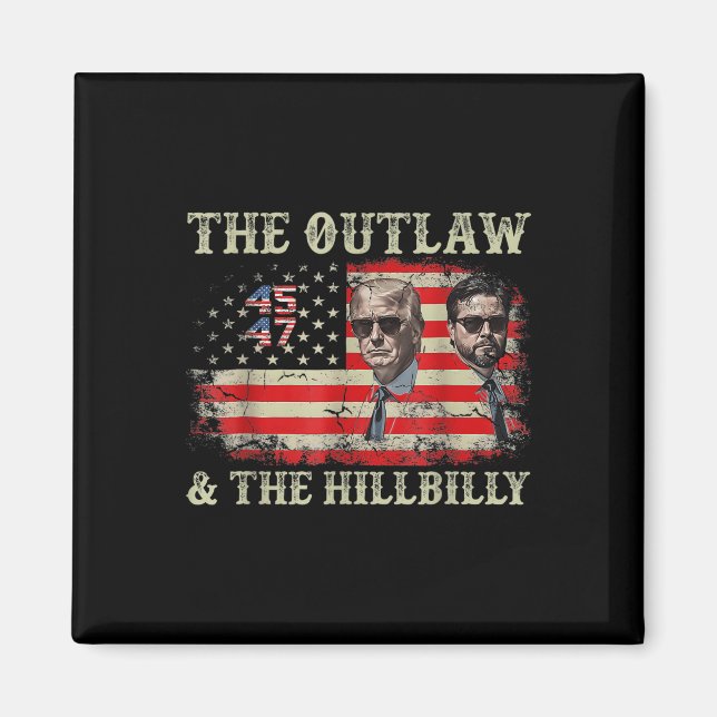 Imã Trump 2024 Flag Outlaw Hillbilly J.d.vance 2024 (Frente)