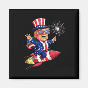 Imã Trump 2024 Happy 4 De Julho Trump American Flag