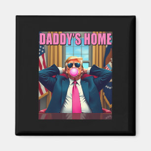 Imã Trump 2024 Leve a América Ck Home Pink Bubbl