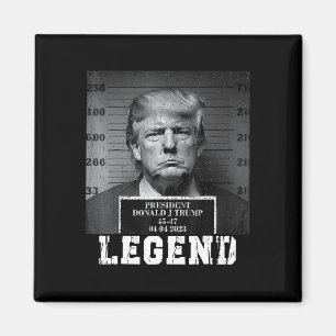 Imã Trump 2024 Mugshot Presidente Legend