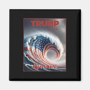 Imã Trump 2024 Onda Vermelha Tsunami EUA Eleição Votaç