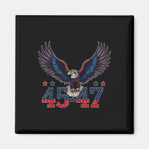 Imã Trump 2024, Presidente 45 E 47, Bandeira Americana
