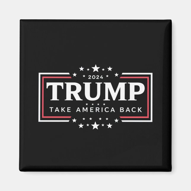 Imã Trump 2024 Retire a América (Frente)