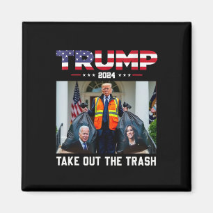 Imã Trump 2024 Tira O Lixo Engraçado Do Lixo