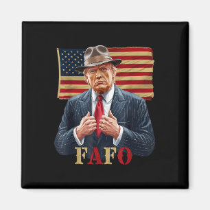 Imã Trump 2025 American Flag Vintage Rua. Dia dos Patr