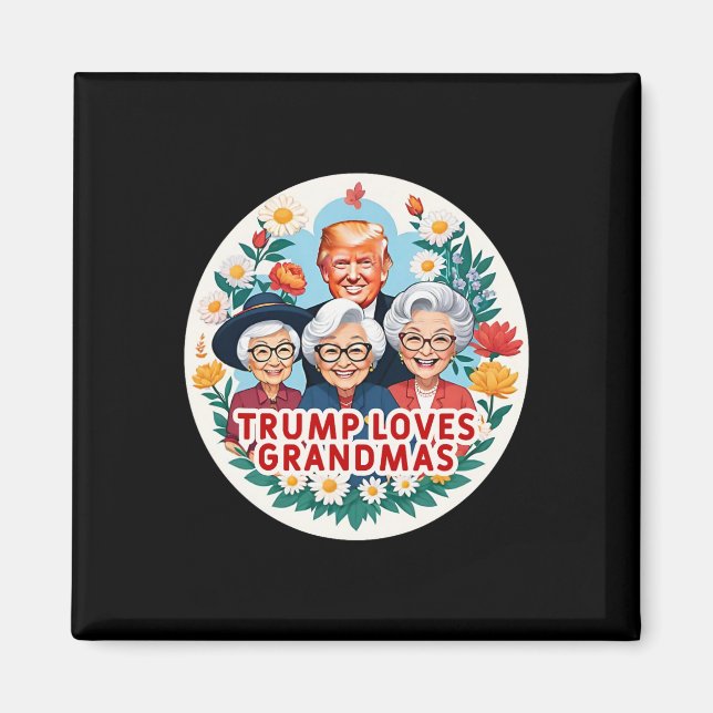 Imã Trump Ama as Avós Dia das Mães  (Frente)