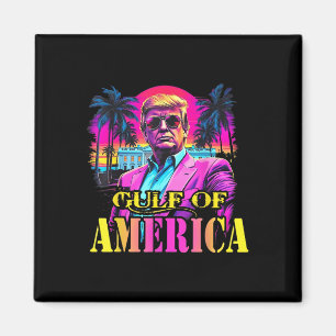 Imã Trump Americano Golfo México Presidente Trump Somb