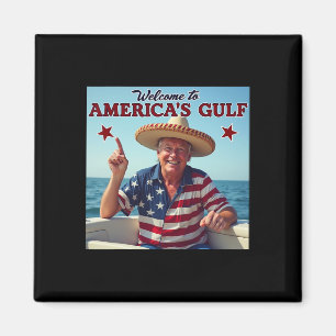Imã Trump America's Golfo México Presidente Trump Somb