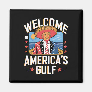 Imã Trump America's Golfo México Presidente Trump Somb