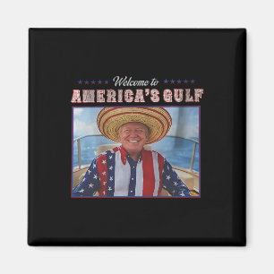 Imã Trump America's Golfo México Presidente Trump Somb