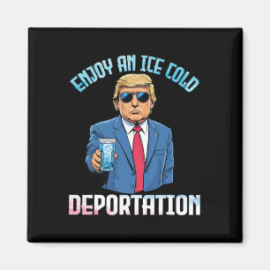 Imã Trump Bebendo Desfrute De Uma Deportação Gelada Co