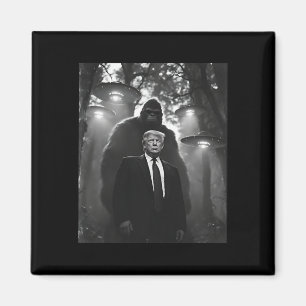 Imã Trump Bigfoot Ufo Alien Encontro Uap Invasão Con