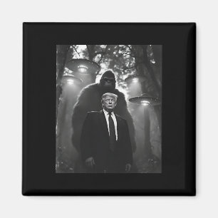 Imã Trump Bigfoot Ufo Encontro de Alien Invasão Uap Co