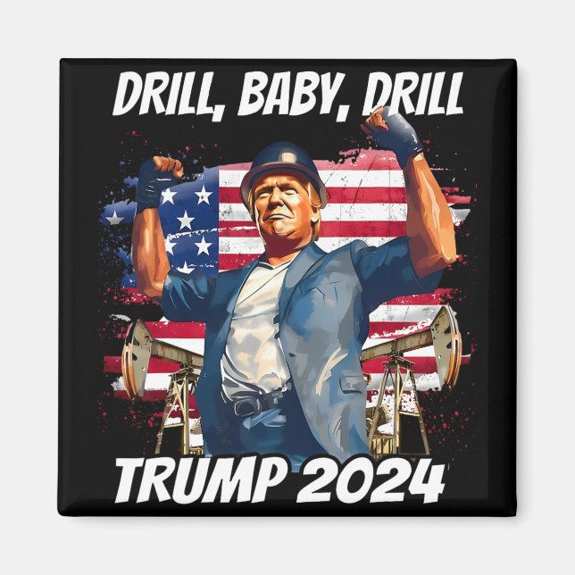 Imã Trump Broca Bebê Broca Trump 2024  (Frente)