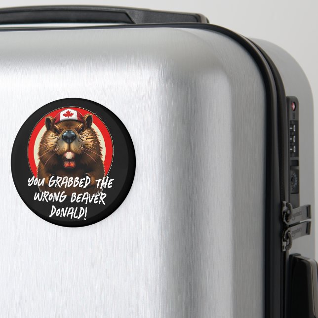 Imã Trump canadense "Wrong Beaver Donald" (In Situ (Luggage))
