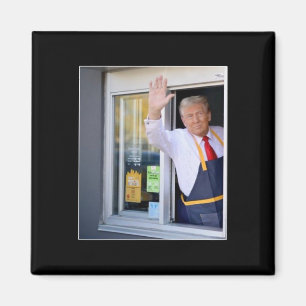 Imã Trump Com Mc Donald Trabalhador De Trump Vota Em T